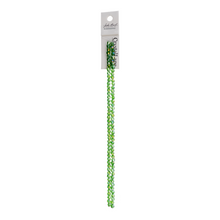 Load image into Gallery viewer, Bicone 2 Strand 7"- 4mm Transparent Green AB
