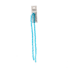 Load image into Gallery viewer, Bicone 2 Strand 7"- 6mm Transparent Blue AB
