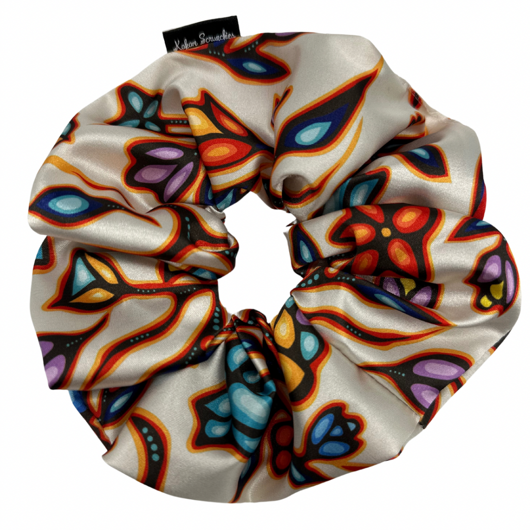 XL Scrunchie - White Satin