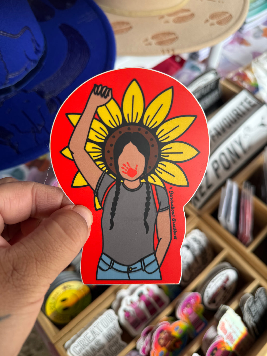 (Large) Woman Warrior Sticker