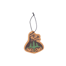 Load image into Gallery viewer, Wood Ornament - Bear The Tree Hugger by Allan Weir
