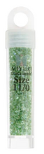 Load image into Gallery viewer, Delica 11/0 Cut Green Lime AB Lined-Dyed
