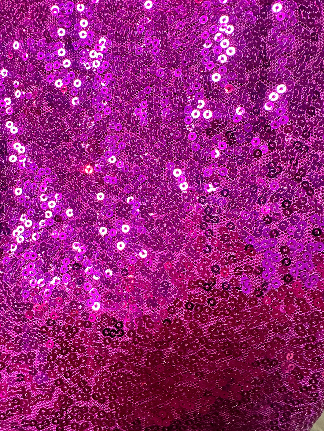 (Per yard) Magenta 3mm Sequin Mesh