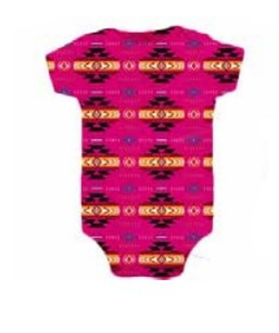 *Baby Onesie Southwest - Pink