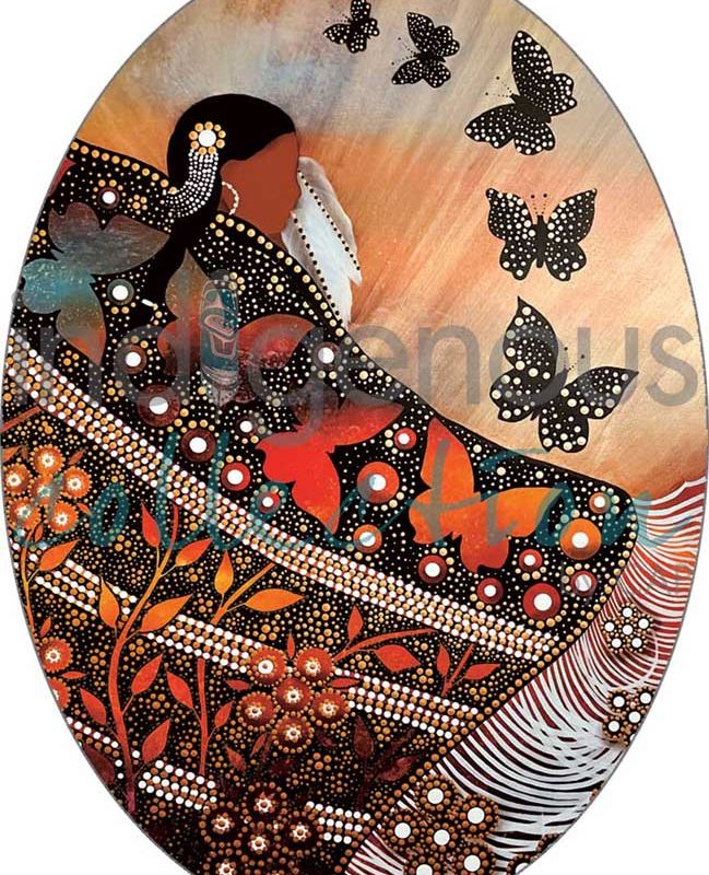 Sticker- Butterfly Dance by Betty Albert - Cree