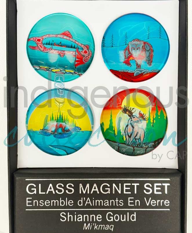 Glass Magnet Set- Shianne Gould - Mi'kmaq