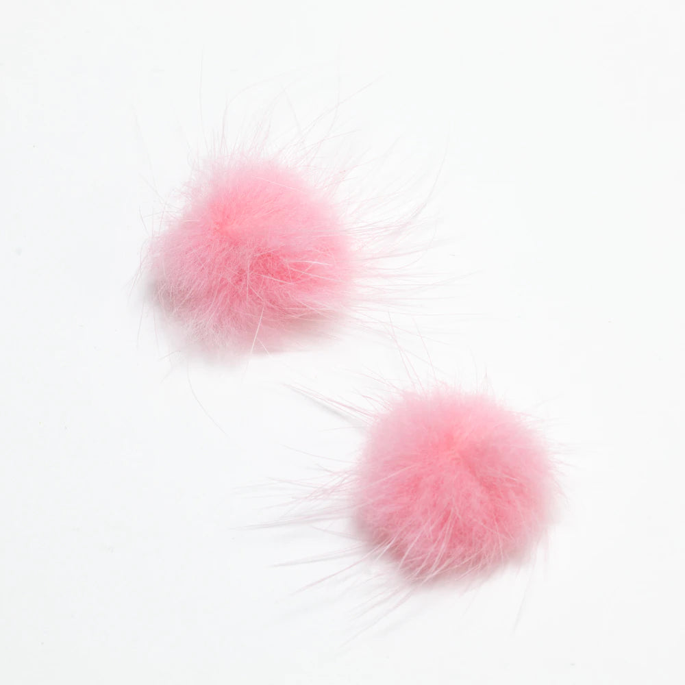 (Canada Only) 4-Pack Mink Pompom - Pink