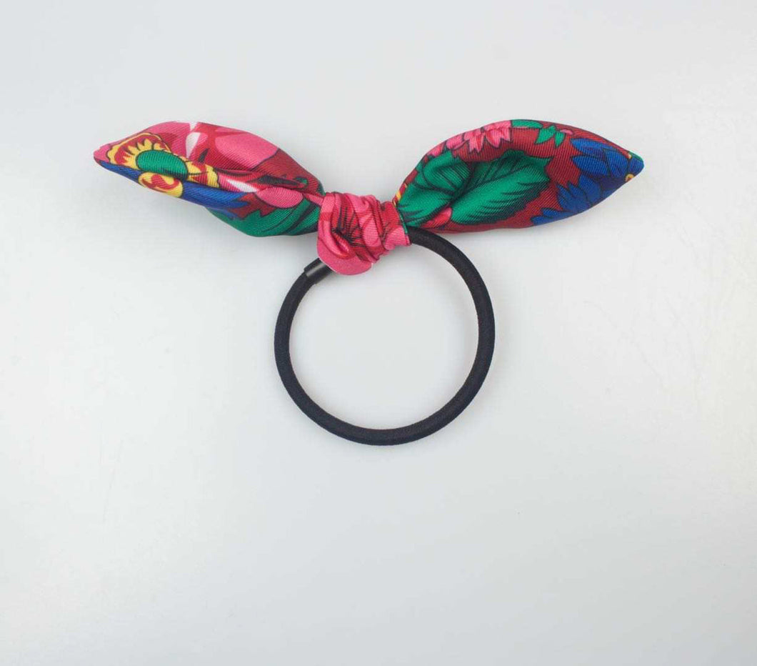 Kokom Bow Hair Tie - Burgundy