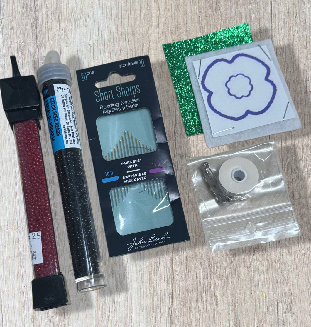 Poppy Pin Kit DIY (Size 10)