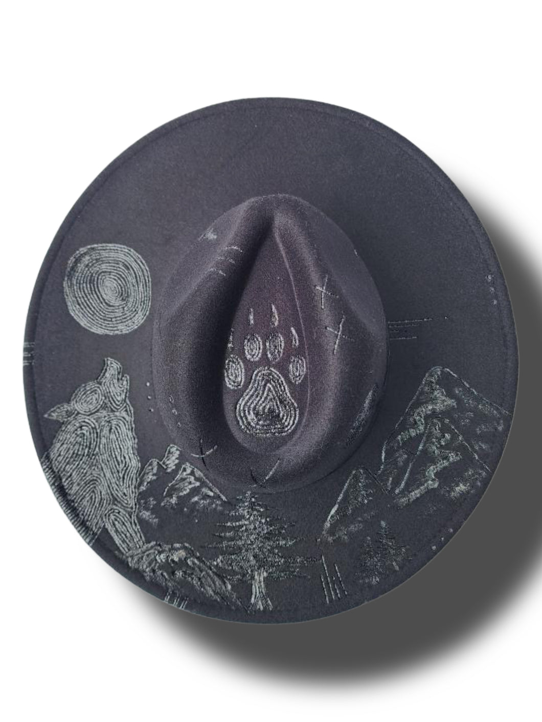 Black Hat (Wolf Half Design)