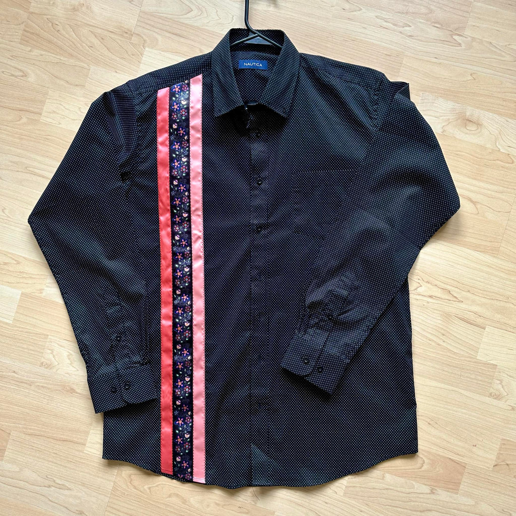 (Vicki Manuel Creations) Men's Ribbon Shirt (Med - 32/33)