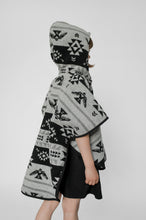 Load image into Gallery viewer, *Grey Thunderbird Kids Poncho
