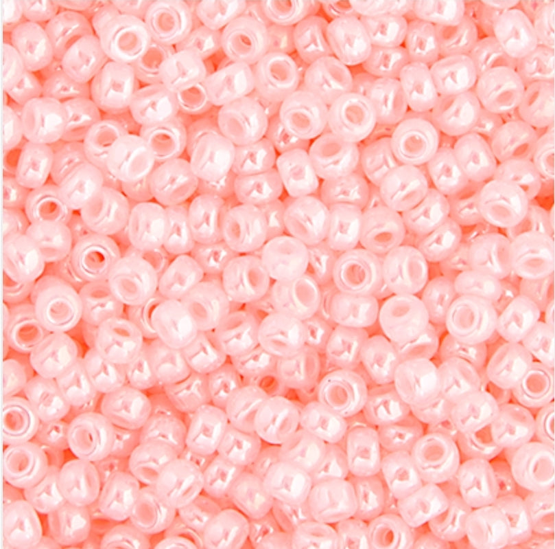 (Vial Miyuki Size 11) Light Crystal Pink