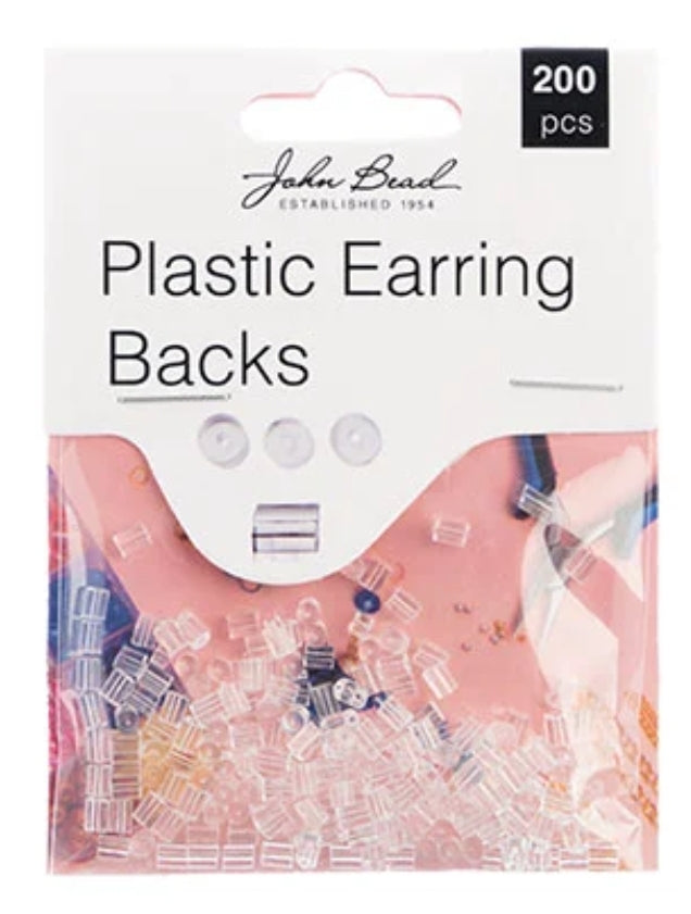 *Plastic Earring Backs