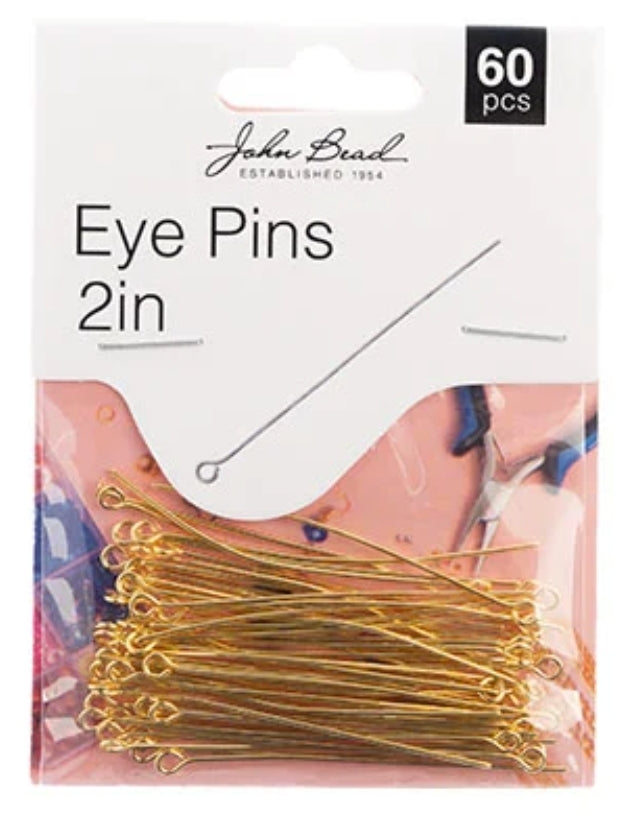 Eye Pins 2in (gold)