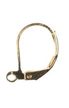 Load image into Gallery viewer, 18kt Gold Earring Lever Back 16mm
