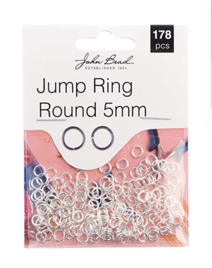 *Jump Ring Round 5mm (silver)