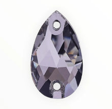 Load image into Gallery viewer, Teardrop Glass Rhinestones approx. 30mm long (1-pair)
