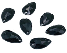 Load image into Gallery viewer, Teardrop Glass Rhinestones approx. 30mm long (1-pair)
