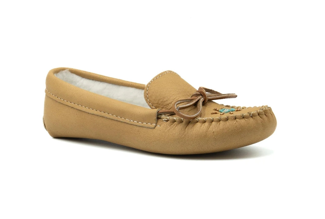 NDËNON (DOUCEUR) ÉRABLE Women's Leather Moccasin