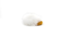 Load image into Gallery viewer, Yarënda’ (Rock) Tan/White Kids&#39; Suede and Rabbit Fur Moccasin
