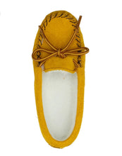 Load image into Gallery viewer, Bastien Moccasin - Junior, Cowhide Suede, Fleece Lined Moccasin
