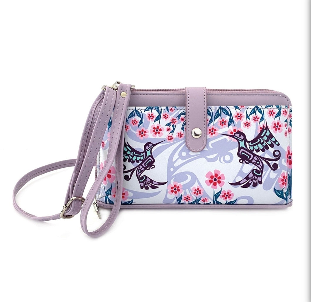 Smartphone Crossbody Bag - Hummingbirds by Francis Dick