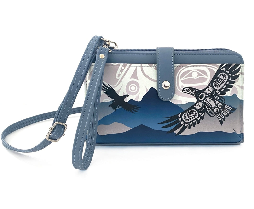 Smartphone Crossbody Bag - Soaring Eagle by Corey Bulpitt