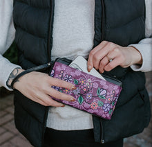 Load image into Gallery viewer, Smartphone Crossbody Bag - Ojibwe Florals by Storm Angeconeb
