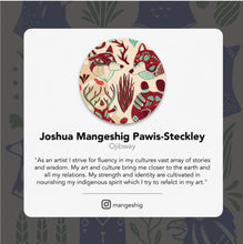 Load image into Gallery viewer, Wood Ornament - Wolf by Joshua Mangeshig Pawis-Steckley

