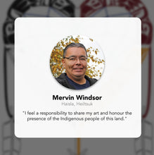 Load image into Gallery viewer, Wood Ornament - Salmon by Mervin Windsor
