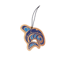 Load image into Gallery viewer, Wood Ornament - Whale by Paul Windsor
