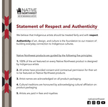 Load image into Gallery viewer, Woven Blanket - Treasure of Our Ancestors by Donnie Edenshaw
