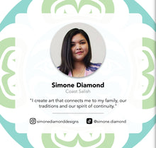 Load image into Gallery viewer, Woven Blanket - Salish Sunset by Simone Diamond
