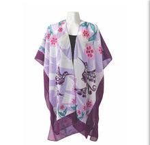 Load image into Gallery viewer, Sheer Fashion Wrap - Hummingbird by Francis Dick
