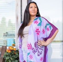 Load image into Gallery viewer, Sheer Fashion Wrap - Hummingbird by Francis Dick
