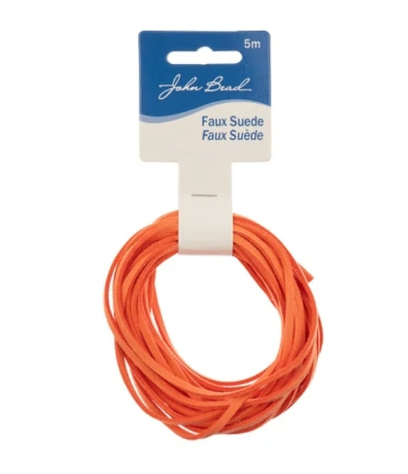 Orange Faux Suede (5m)