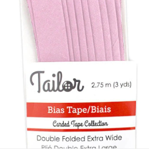 5/8” BIAS TAPE DOUBLE FOLD EXTRA WIDE - Bright Pink