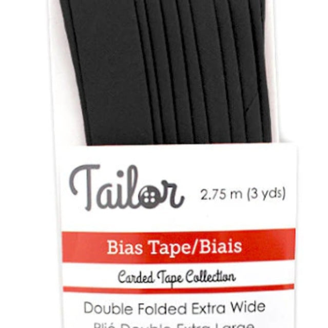 5/8” BIAS TAPE DOUBLE FOLD EXTRA WIDE - Dark Grey