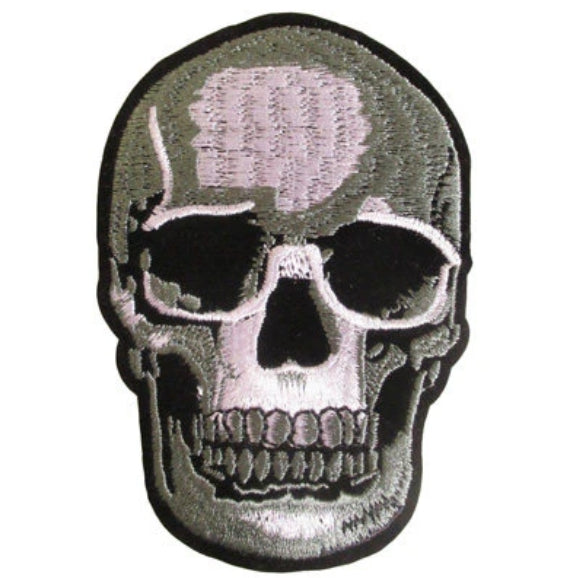 Iron On Applique - Skull (6.8x10cm)