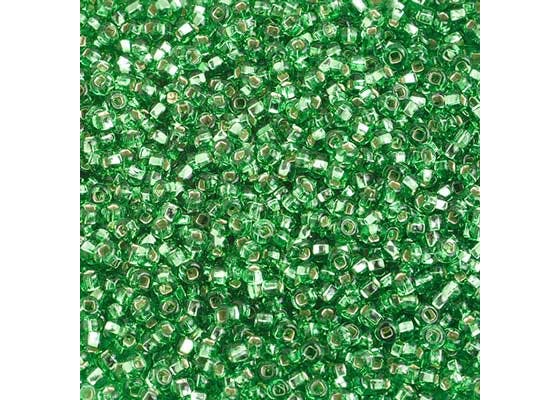 (Half Hank) Czech Seed Bead 10/0 S/L Lime Green