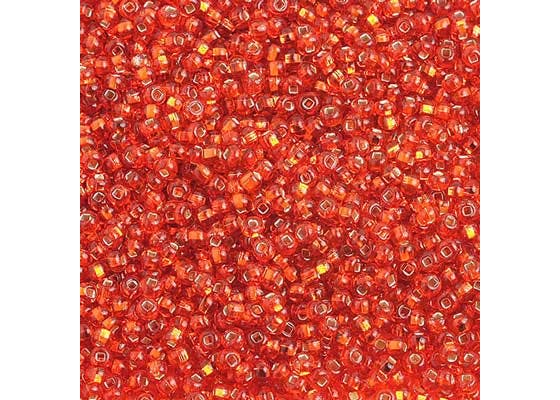 (Half Hank) Czech Seed Bead 10/0 S/L Orange