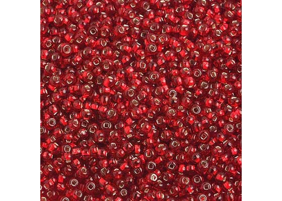 (Half Hank) Czech Seed Bead 10/0 S/L Red