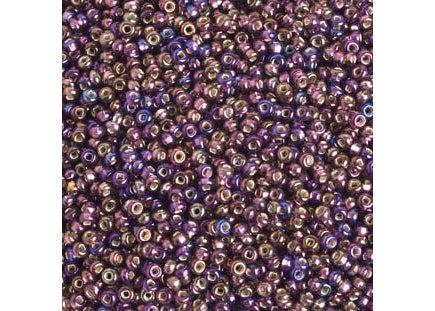 (Half Hank) Czech Seed Bead 10/0 S/L Purple AB