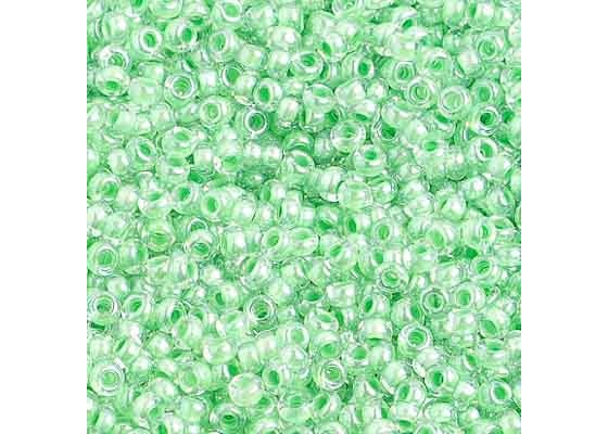 (Half Hank) Czech Seed Bead 10/0 C/L Green