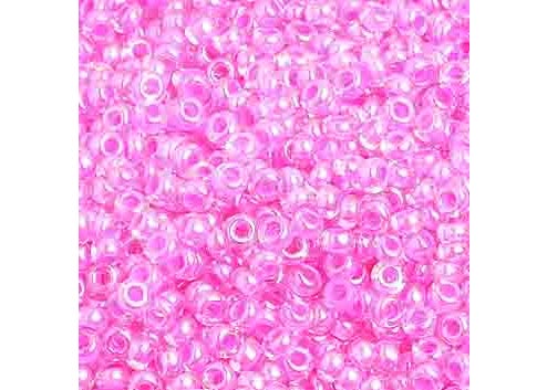 (Half Hank) Czech Seed Bead 10/0 C/L Rose