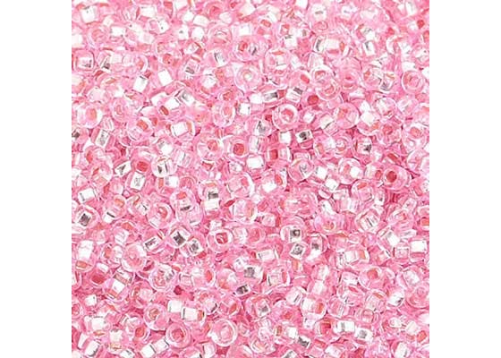 (Half Hank) Czech Seed Bead 10/0 S/L Dyed Pink