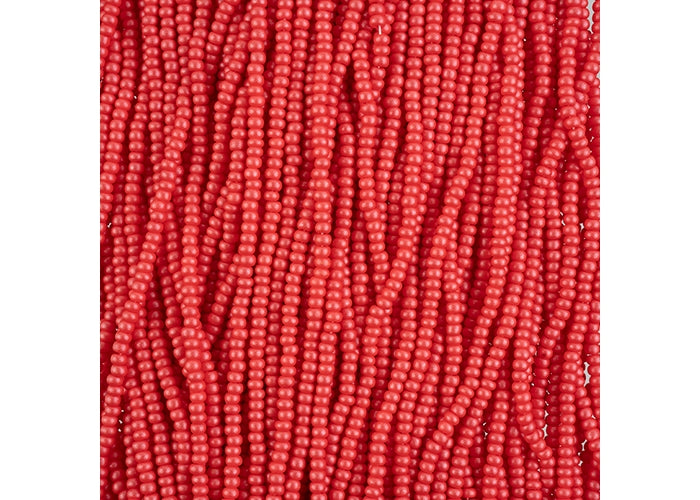 (Half Hank) Czech Seed Bead 10/0 Permalux Red