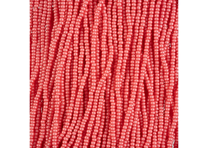 (Half Hank) Czech Seed Bead 10/0 Permalux Dyed Chalk Pink