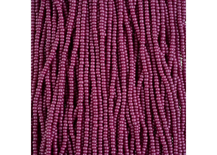 (Half Hank) Czech Seed Bead 10/0 Permalux Dyed Chalk Purple